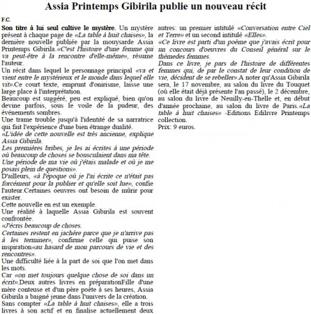 LE BON HOMME PICARD  NOVEMBRE 2012